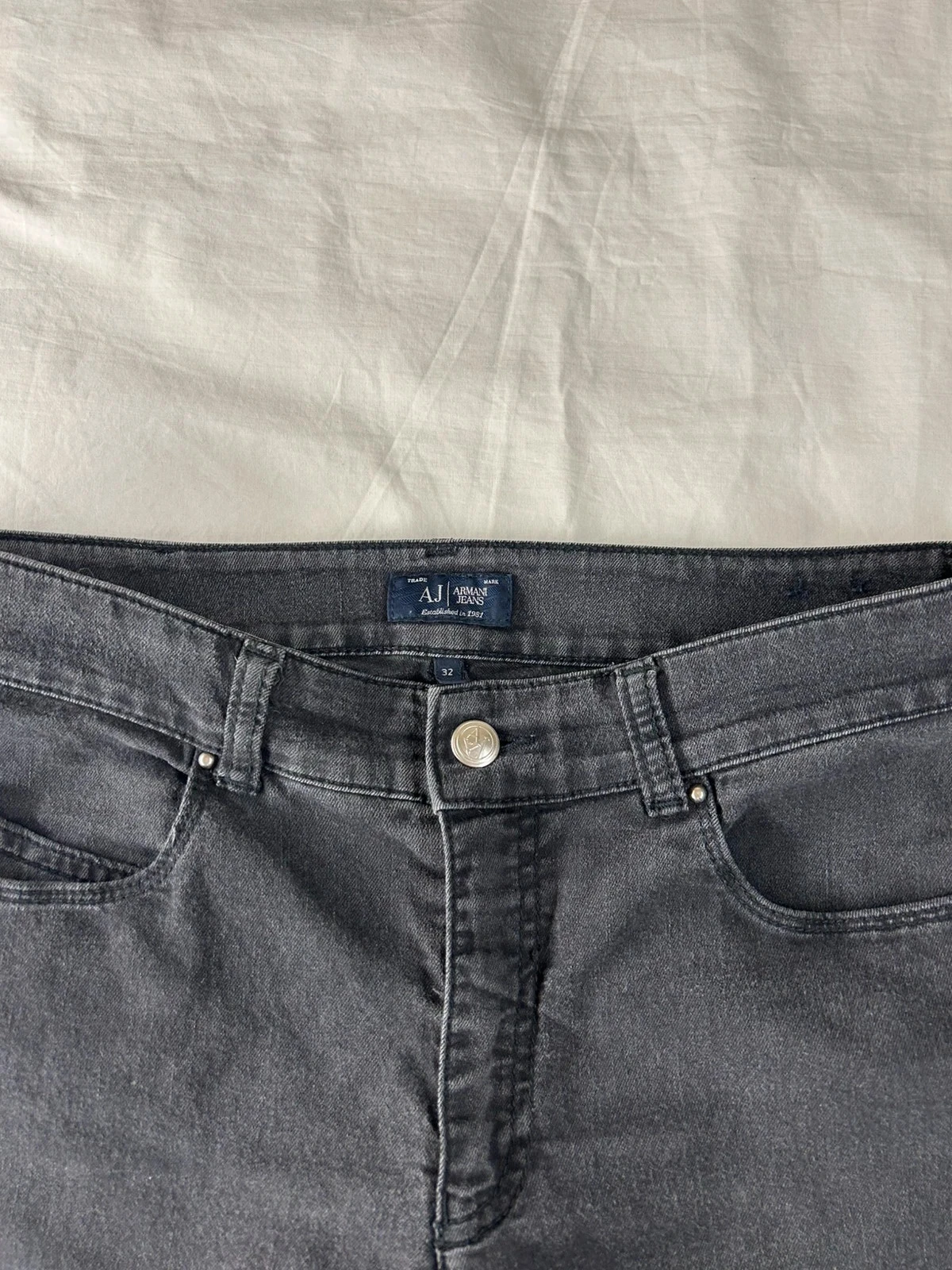 Grijze skinny jean armani jeans maat 32 us – photo 3
